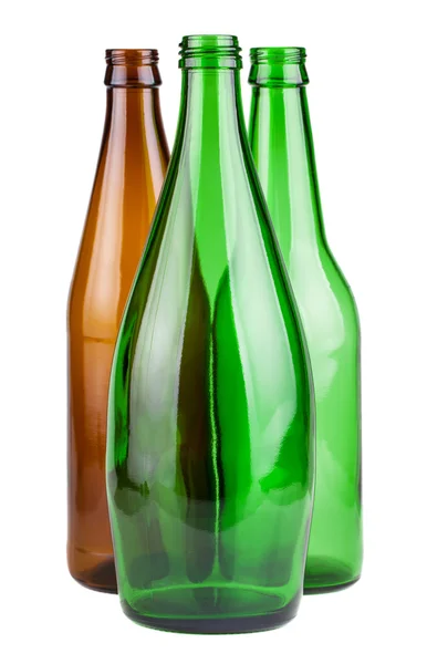 Empty bottles without labels Royalty Free Stock Photos