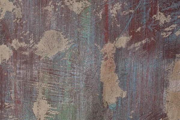 Κόκκινο και μπλε χρωματισμένο τοίχο grunge — Φωτογραφία Αρχείου