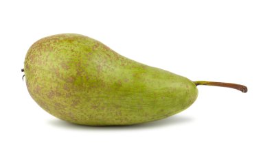 Tek yeşil olgun armut 