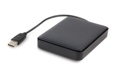 Siyah harici sabit disk