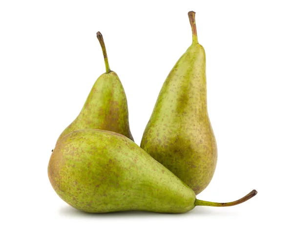 Three green pears — Stock Photo, Image