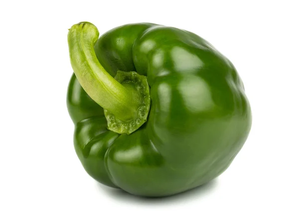 Green pepper on white background — Stock Photo, Image