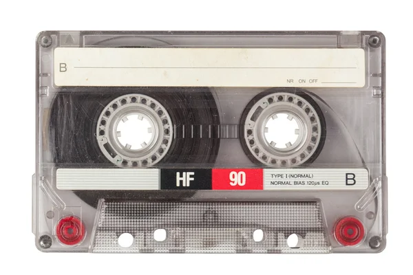 Vintage transparent cassette — Stock Photo, Image