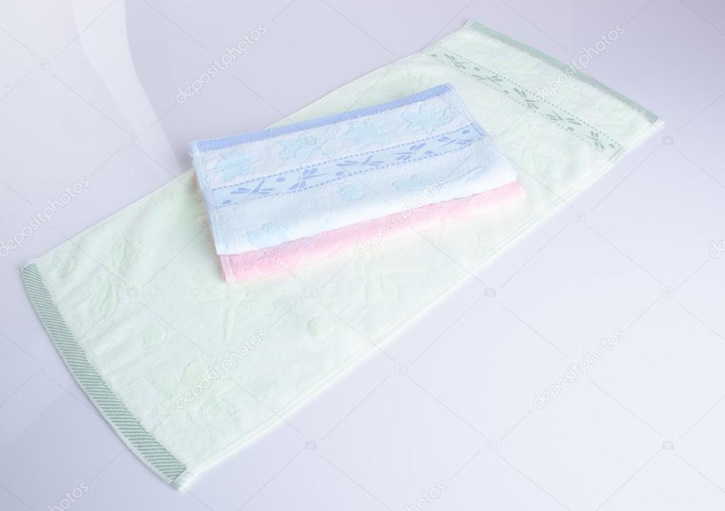 towel or kitchen towel on a background.
