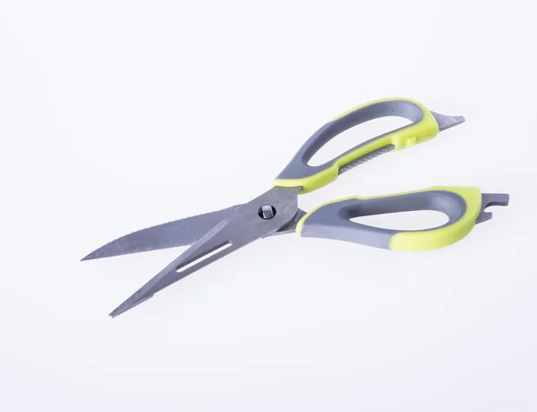 Scissors or modern kitchen scissors on a background. — Stock Photo, Image