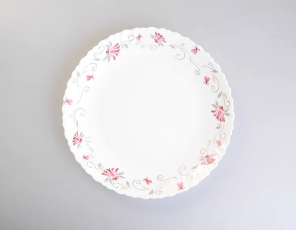 Plate, plate on background. ceramic plate on a background — Stock Photo, Image