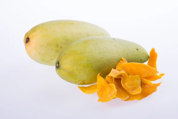 Mango dry or dried mango slices on background. — Stock Photo, Image