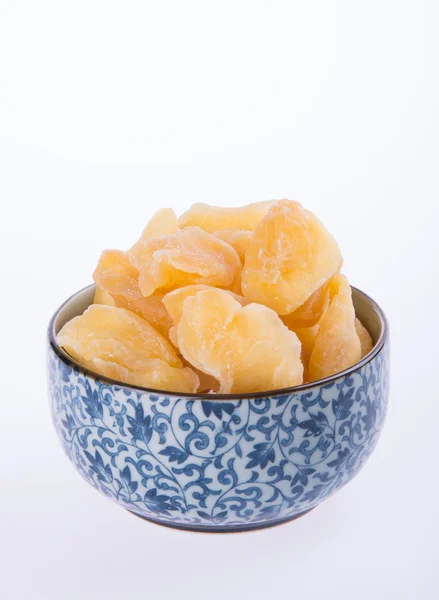 Apple dry in bowl or dried apple slices. — Stock Photo, Image
