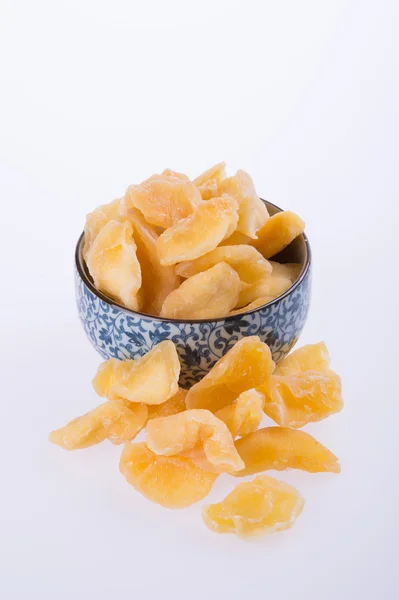 Apple dry in bowl or dried apple slices. — Stock Photo, Image