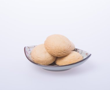 tanımlama bilgilerini veya bir arka plan üzerine tereyağlı kurabiye.