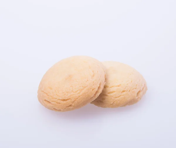 쿠키 또는 배경에 버터 쿠키. — 스톡 사진