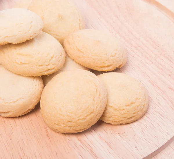 stock image cookies or butter cookies on a background.