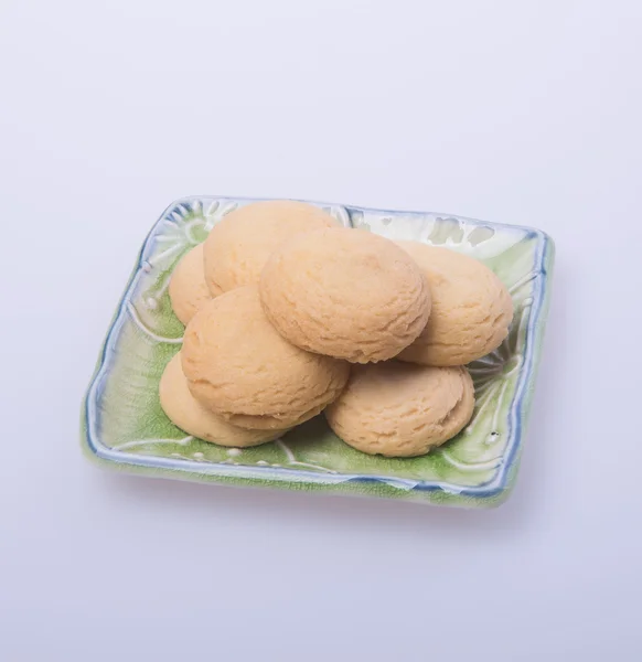 Cookies or butter cookies on a background. — Stock Photo, Image