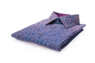 gömlek. bir arka plan üzerinde katlanmış erkek gömlek