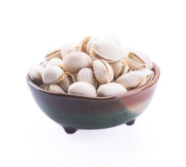 Kafayı yemiş. arka planda Antep fıstığı