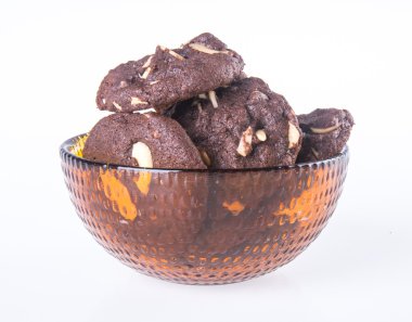 badem çikolata Çerezler özgeçmişlerine yongaları.