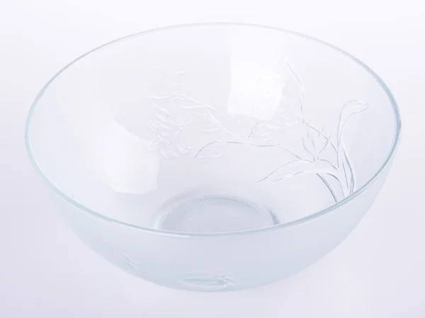 Glass bowl on a background — Stock Photo, Image