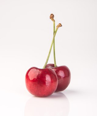 färska körsbär bär på bakgrund