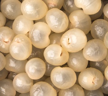 bir arka plan üzerinde Longan meyve