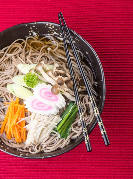 Cocina japonesa. udon en el fondo —  Fotos de Stock