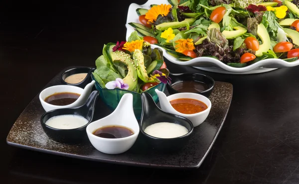 Salad. salad on the background — Stock Photo, Image