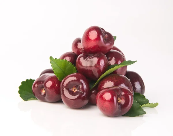 Latar belakang cherry berry segar — Stok Foto