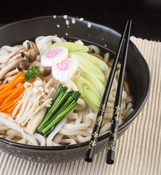 Japanese cuisine. udon on the background — Stock Image Japanese cuisine. udon on the background Stock Image