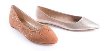 Ayakkabı. bir arka plan üzerinde kadın ayakkabı