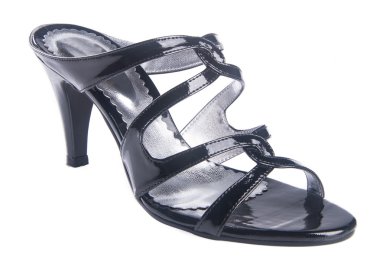 Ayakkabı. bir arka plan üzerinde kadın sandalet