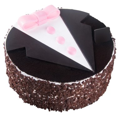 kek. zemin üzerine çikolatalı kek