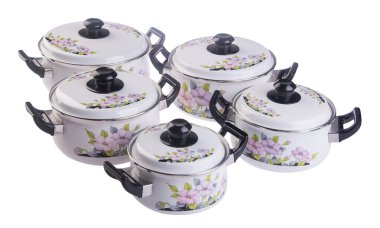 Pan. bir arka plan üzerinde tava