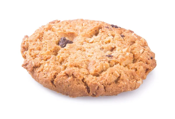 Cookies. chocolade koekjes op de achtergrond — Stockfoto