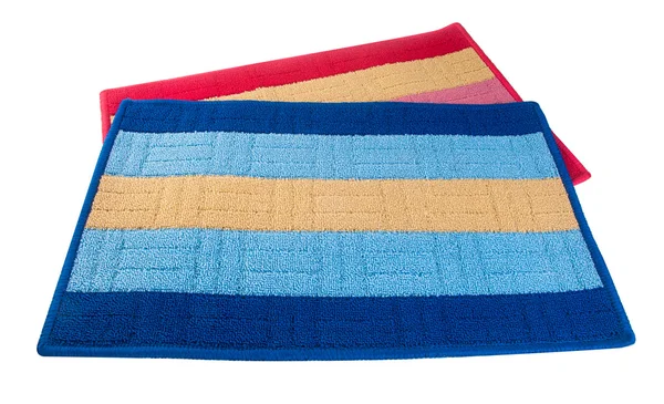 Kleurrijke tapijt of deurmat voor het reinigen van de voeten — Stockfoto