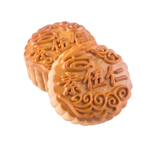 Mooncake, οι κινεζικές λέξεις για το mooncake δεν είναι ένα λογότυπο ή tra — Φωτογραφία Αρχείου