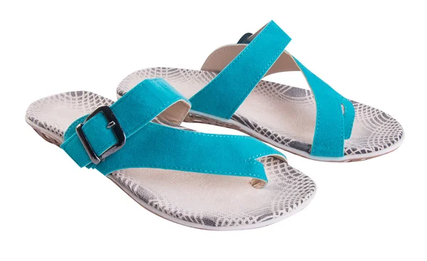 Ayakkabı. arka planda kadın moda sandal. — Stok fotoğraf