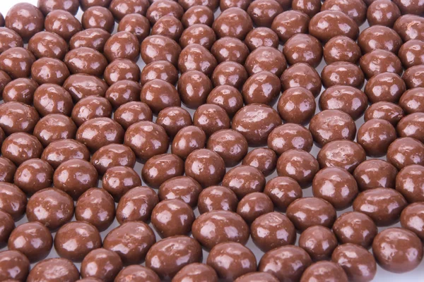 Chocolade ballen. chocolade ballen op een achtergrond — Stockfoto