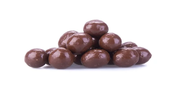 Шоколадные шарики шоколадные шарики на заднем плане — стоковое фото