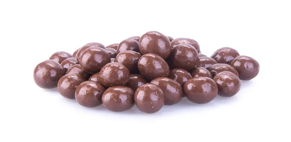 Шоколадные шарики шоколадные шарики на заднем плане — стоковое фото