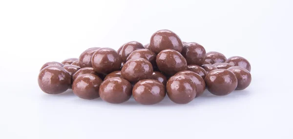 Chocolate balls. chocolate balls on a background — Stock Photo, Image