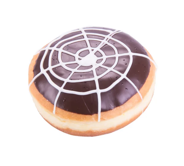 Kobliha. Halloween donut na pozadí — Stock fotografie