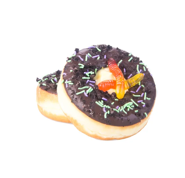 Beignet. donut d'Halloween sur le fond — Photo