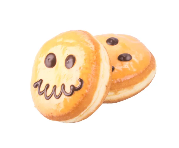 Donut. Halloween donut i bakgrunden — Stockfoto