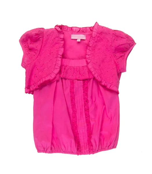 Camicia. Abbigliamento da bambini "ragazza" su uno sfondo — Foto Stock