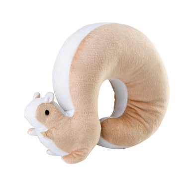 Arka boyun yastığı. renk boyun yastığı backgro üzerinde