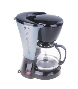 Kahve makinesi. Kahve makinesi arka planda