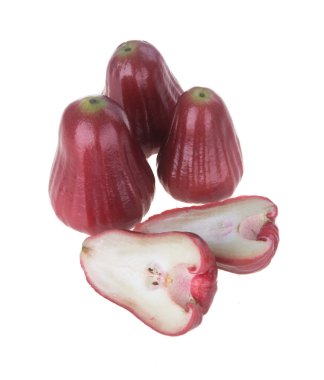 Rose elma. Rose apple arka planda