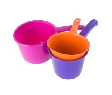 plastik su Kepçe. Arka plastik su Kepçe.