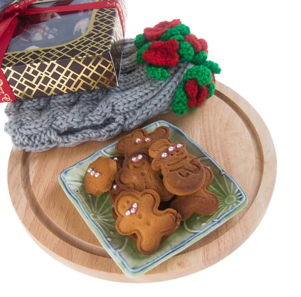 Cookie. X'mas Cookie on the background. Cookie. Gingerbread Cook — Stock Photo, Image