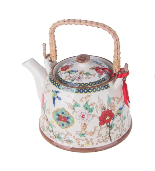 茶壶。中国茶壶。茶壶。中国茶壶的背景 — 图库照片