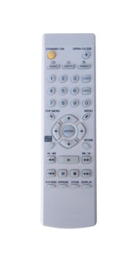 Uzaktan kumanda üzerinde arka izole. Uzaktan kumanda isolat